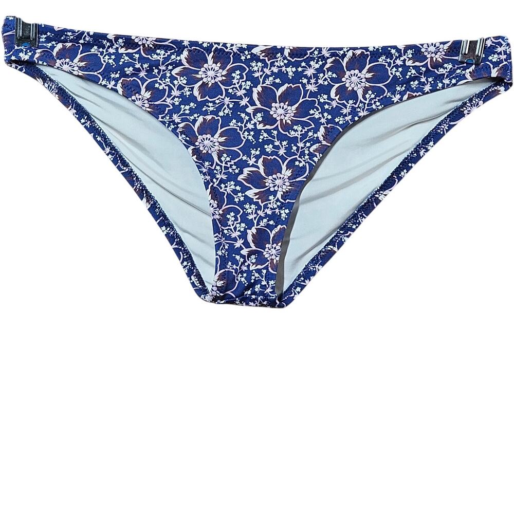 Eberjey Blue Floral Bikini Bottom Size Small